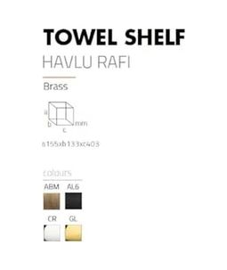 Diğer 57858324442515899283959 Banyo Havlu Rafı Renk 155X133X403 Mm 7/8 Yaş 0 - 12 Yaş