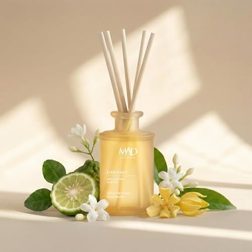 Diğer 57858324442595199283959 Mad Wellbeing Dreamy 190 Ml, Çubuklu Ortam Kokusu Bergamot, Yasemin Ve Sandal Ağacı İle Rüya Gibi Bir Atmosfer 4296