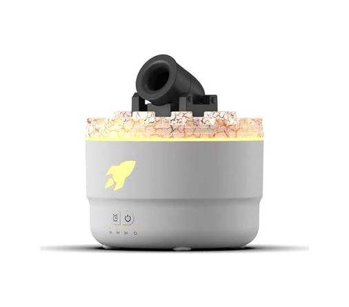 Diğer 57858324442599799283959 Cannon Aromatik Nemlendiriciler, Usb Kokusu Difüzör Esansiyel Yağı, 7 Renk Led Volkanik Nemlendiriciler Difüzör, Serin Sis Hava Nemlendiricisi, Ev Odası Için Beyaz