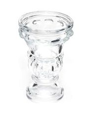 Diğer 57858324442665899283959 Tekli Kristal Cam Şamdan Mumluk Açık