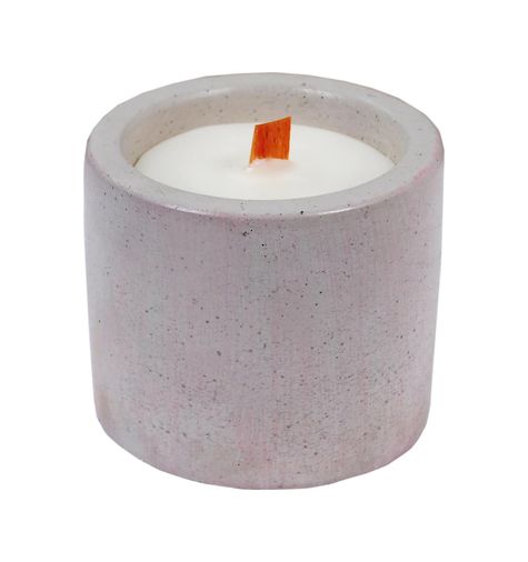 Diğer 57858324442718799283959 Vanilya Kokulu Mum Bardak Mum 80 Gr Açık Gri