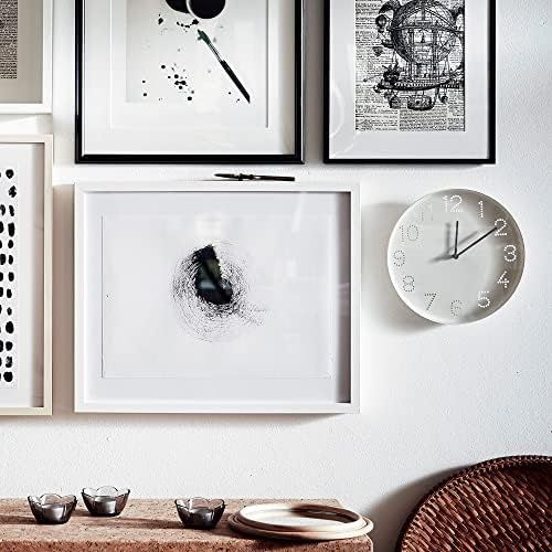Diğer 57858324442801299283959 Tromma Duvar Saati, 25 Cm, Beyaz Açık