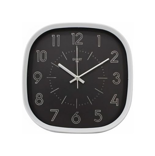 Diğer 57858324442806299283959 Galaxy Premium Serisi Abs Kasa Duvar Saati Oval 30 Cm Gri Renkli Modern Kadran Açık