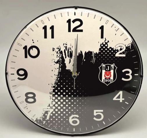 Diğer 57858324442844799283959 Lisanslı Duvar Saati Grafikli Açık