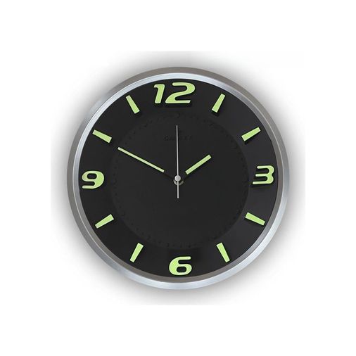 Diğer 57858324442845599283959 Galaxy Premium Serisi 25 Cm Klasik Duvar Saati Fosforlu Özellikli Gri-Siyah Renk Gri - Siyah Açık