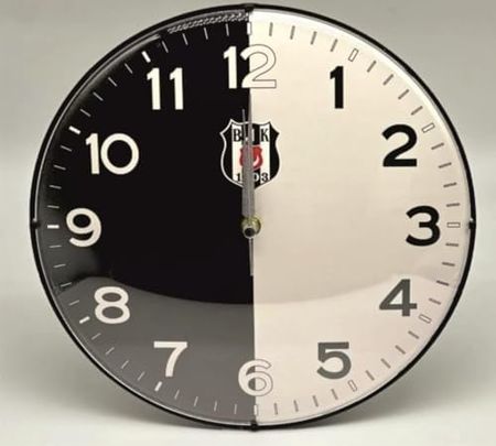Diğer 57858324442846799283959 Lisanslı Duvar Saati Bjk Logolu Açık