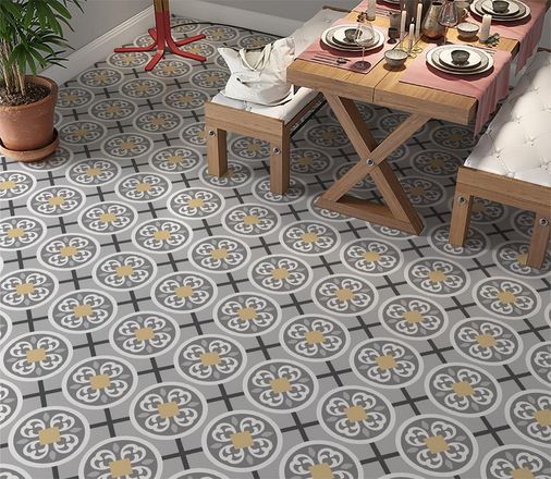 Diğer 57858324443050899283959 Yer Kaplama Zemin Kaplama Folyosu 65X130 Cm Yuvarlak Floor