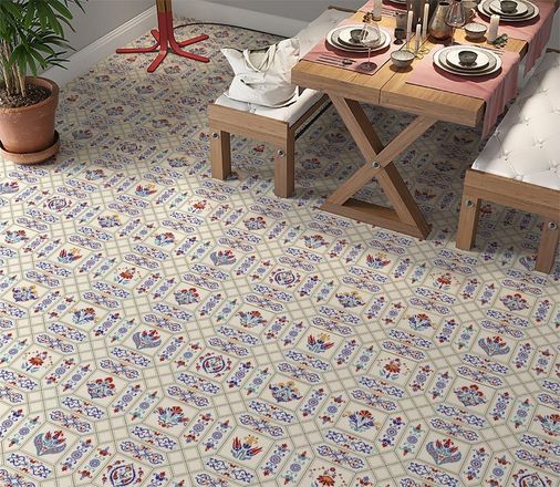 Diğer 57858324443083499283959 Yer Kaplama Zemin Kaplama Folyosu 65X130 Cm Turk Patchwork