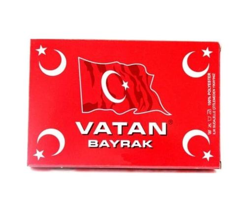 Diğer 57858324443131199283959 Kumaş Türk Bayrağı 100 X 105Cm 1 Adet Açık Ahşap