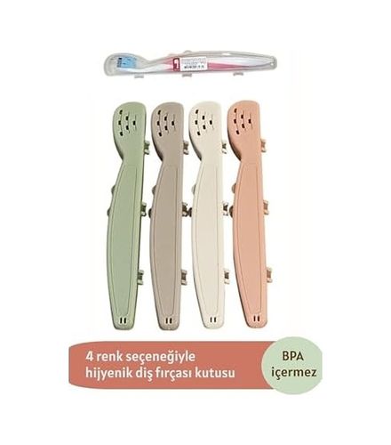 Diğer 57858324443276299283959 Diş Fırçalık Kabı Açık Ahşap