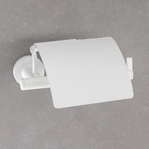 Diğer 57858324443362199283959 Hoop Kapaklı Tuvalet Kağıtlığı Beyaz Renk 85X118X170 Mm Acı Kahve