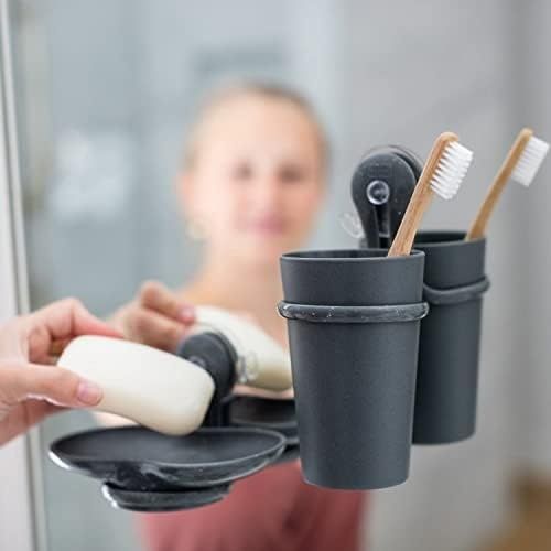 Diğer 57858324443376999283959 Bej Diş Fırçalık - 300 Ml Açık Ahşap