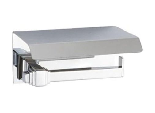 Diğer 57858324443413399283959 Kubıc Kapaklı Tuvalet Kağıtlığı Krom Renk 85X118X170 Mm Acı Kahve