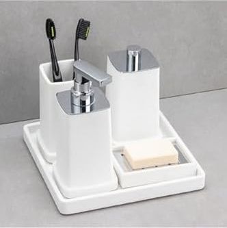 Diğer 57858324443431199283959 Diş Fırçalığı Beyaz 152X87X87 Mm Açık Ahşap