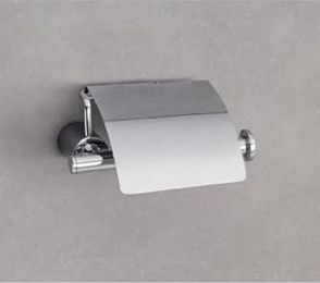 Diğer 57858324443442599283959 Kapaklı Tuvalet Kağıtlığı Krom Renk 79X112X158 Mm Acı Kahve