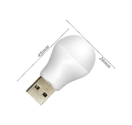 Diğer 57858324443444099283959 2 Adet Usb Led Işık, 1W Ekonomik Tasarruflu, Gece Aydınlatma, Powerbank İle Seyyar Kullanım, Usb Tip Yuvarlak Mini Boyut Led Işık Aydınlatma .
