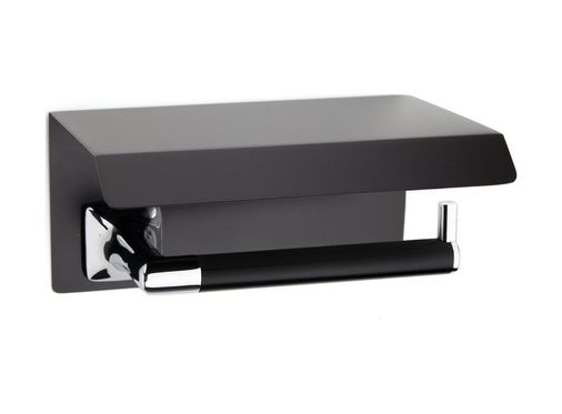 Diğer 57858324443444899283959 Pruva Kapaklı Tuvalet Kağıtlığı Krom-Siyah 85X118X170 Mm Acı Kahve