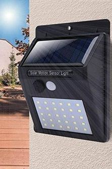 Diğer 57858324443577199283959 Solar Güneş Enerjili Şarj Olabilen 20 Ledli Bahçe Lambası Acı Kahve