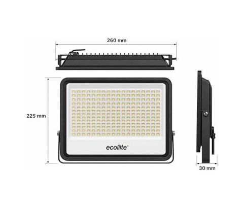 Diğer 57858324443578299283959 100W Led Projektör 8000 Lümen Ip66 Su Geçirmez Dış Mekan Floodlight Bahçe Duvar Otopark Aydınlatma 220 Volt Sarı Işık 3000K Acı Kahve