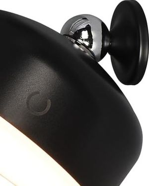 Diğer 57858324443588399283959 Lenda 02 Siyah Şarjlı Ledli Aplik 1X1.8W 3000K Açık Gri