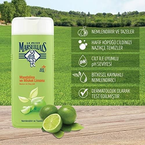 Diğer 57858324443900099283959 Le Petit Marseillais Mandalina Ve Limon Duş Jeli 400 Ml 3 Paketi Açık Bej