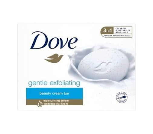 Diğer 57858324443915099283959 Dove Beauty Cream Bar Katı Güzellik Sabunu Gentle Exfoliating Nemlendirici Etkili, 90 G Acı Badem
