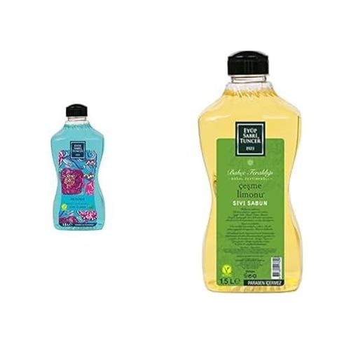 Diğer 57858324443955499283959 Doğal Zeytinyağlı Sıvı Sabun Okyanus 1,5 L Pet Şişe 1 X 1500 Ml Xeyüp Sabri Tuncer Doğal Zeytinyağlı Sıvı Sabun Çeşme Limonu 1,5 L Pet Şişe 1 X 1500 Ml Acı Badem