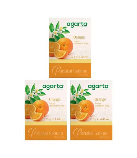 Diğer 57858324443981599283959 Doğal Portakal Sabunu 125 Gr X 3 Adet Acı Badem
