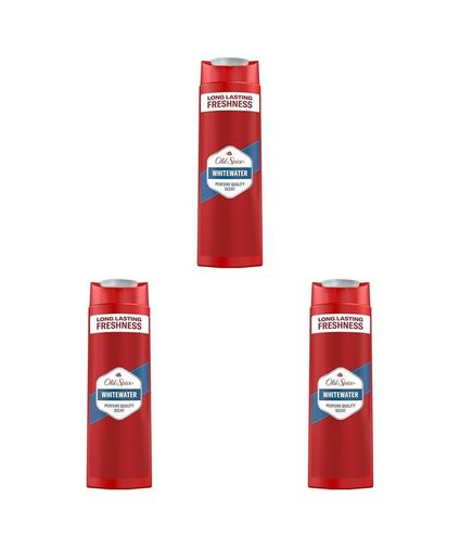 Diğer 57858324444020699283959 Old Spice Whitewater Erkekler İçin Duş Jeli Ve Şampuan 250 Ml 3Lü Paket Açık Bej