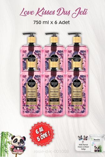 Diğer 57858324444034899283959 6 Al 5 Öde Kisses Duş Jeli 750 Ml Ve Rosıe Açık Bej