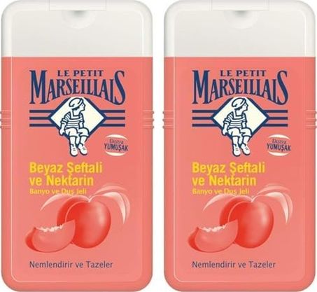 Diğer 57858324444102099283959 Le Petit Marseillais Duş Jeli Şeftali Ve Nektarin 250 Ml 2Li Paket Açık Bej