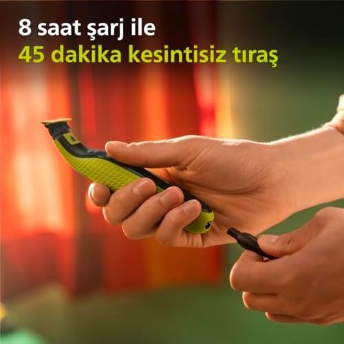 Diğer 57858324444198199283959 Oneblade Yüz Ve Vücut İçin Hibrit Tıraş Makinesi,sakal Şekillendirici, Islak/kuru Kullanım, 3 Kirli Sakal Tarağı, 1 Yedek Bıçak, Vücut Tarağı, Cilt Koruması, Çift Taraflı Bıçak, Qp2824/10 0