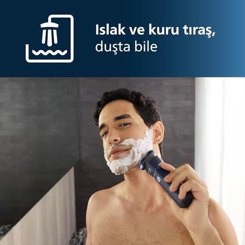 Diğer 57858324444200299283959 S1885/00, Islak Ve Kuru Elektrikli Tıraş Makinesi, Powercut Bıçaklar, 35 Dakika Kablosuz Kullanım, Ipx7 Su Geçirmez 0