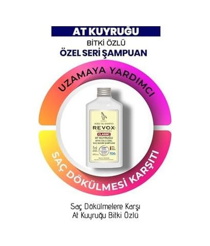 Diğer 57858324444699799283959 Revox At Kuyruğu Şampuanı, 400 Ml 3 Paketi