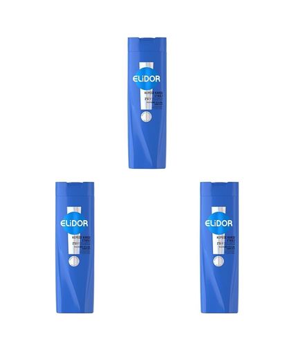Diğer 57858324444727499283959 Elidor Şampuan Ve Saç Bakım Kremi Kepeğe Karşı Etkili 400 Ml 3 Paketi Açık Gri