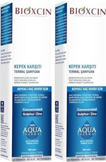 Diğer 57858324444739899283959 Bioxcin Aquathermal Kepek Karşıtı Şampuan, 300Ml 2Li Paket