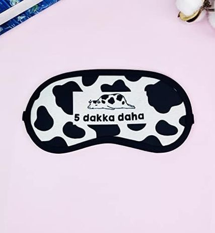 Diğer 57858324444862199283959 İnek 5 Dakka Daha Tasarımlı Uyku Bandı 0