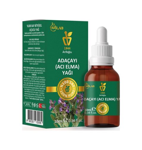 Diğer 57858324445192399283959 Acı Elma Yağı 10Ml%100 Saf Arlab Bitter Oil Pure Salvia Officinalis Oil