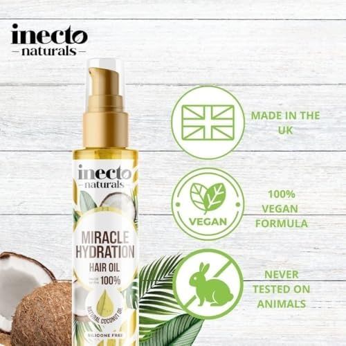 Diğer 57858324445327799283959 Inecto Naturals Hindistan Cevizli Mucizevi Saç Bakım Yağı 100Ml