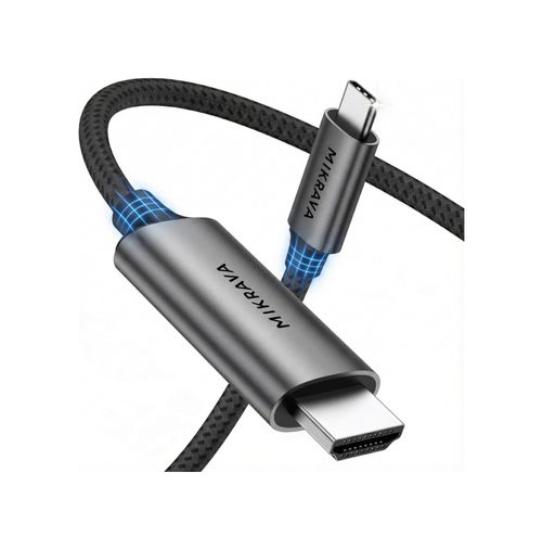 Diğer 57858324448529199283959 Usb C Hdmı Kablo 4K 60Hz,2K 120Hz,1080P 165Hz Hdr Hdcp Type C To Hdmı 2.0 , 15/16/17 Pro, Macbook İpad Pro/air, S25 İle Uyumlu 2 Metre