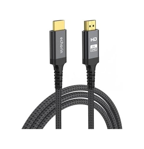 Diğer 57858324448541399283959 4.5 Metre Hdmı 2.1 Kablo 8K 60Hz 4K 120Hz 48Gbit/s Yüksek Hızlı, Sertifikalı Hdmı Kablo Tv/ps5/ps4/ Xbox Series X/monitör İle Uyumlu 0