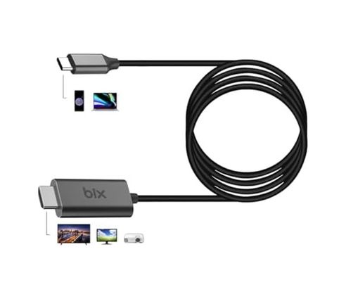Diğer 57858324448605399283959 Bix Bx02Hb Usb-C To 4K 30Hz Hdmı Kablo 1.8 Metre Windows Mac Uyumlu Hdcp Destekli Gri 0