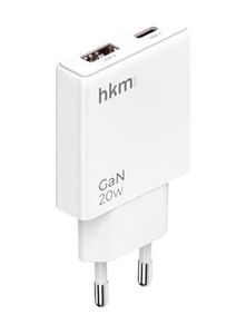 Diğer 57858324448886099283959 Extra Slım Gan 20W Usb-A Ve Type-C Çift Portlu Hızlı Şarj Aleti, Ultra İnce Güç Adaptörü, Beyaz Acı Kahve