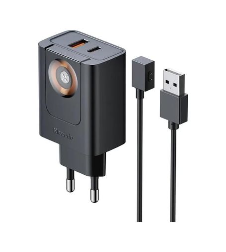 Diğer 57858324448899699283959 Ch-3700 30W 2'si 1 Arada Kablosuz Ve Seyahat Şarj Adaptörü Acı Kahve