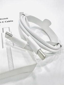 Diğer 57858324448947599283959 Usb-C To Usb-C 20W 1 Metre Hızlı Şarj Kopmaz Örgü Kablo 15-15Promax-16-16Promax-16Plus Acı Kahve