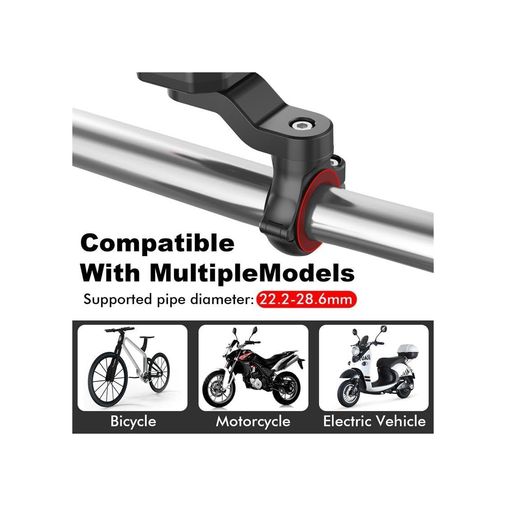 Diğer 57858324448955299283959 Bisiklet Motosiklet Ve Scooter İçin Gidon Uyumlu Telefon Tutucu 4-6.8 Modellere Uyumlu Kolay Kurulum Ve Kullanım 146A-Hl 1