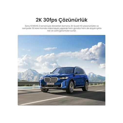 Diğer 57858324449138599283959 Rwc200 Ip67 Su Geçirmez A229 Pro/plus Uyumlu 2K Quad Hd Dış Arka Kamera 14.5 Metre 3D M-Logo Model 5 Vites