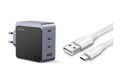 Diğer 57858324449172399283959 Nexode Air Şarj Seti: 100W 4-Port Adaptör Ve 2M Beyaz Usb-C Kablo Acı Kahve