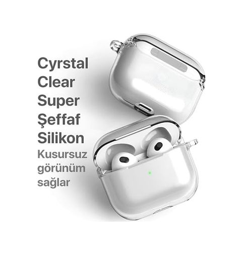 Diğer 57858324449227299283959 4. Nesil İçin 2024 Şeffaf Cyrstal Clear Ultra Berrak Kılıf 4. Nesil Addison