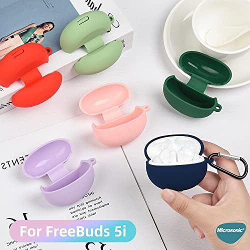 Diğer 57858324449264499283959 Freebuds 6I Mat Silikon İçin Kılıf Siyah Freebuds 6I İle Uyumlu Kılıf - Siyah Addison